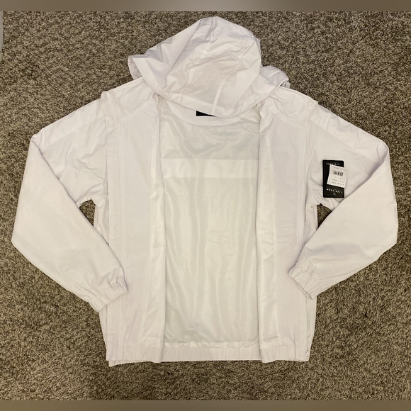 Life Code Progressive Men’s White 100% Nylon Full Zip Lightweight Jacket Size L - Picture 13 of 15